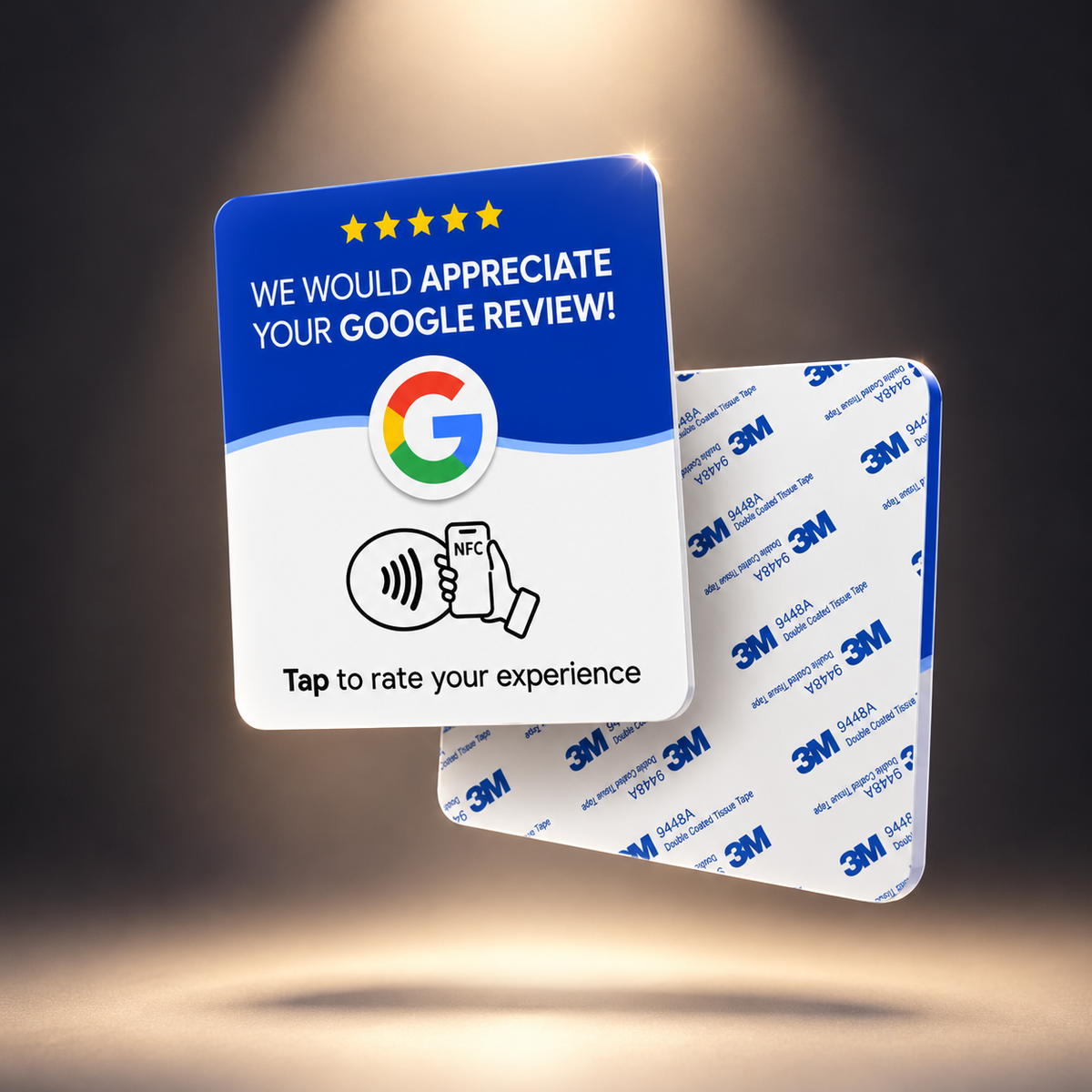 NFC Google Review Sticker Card
