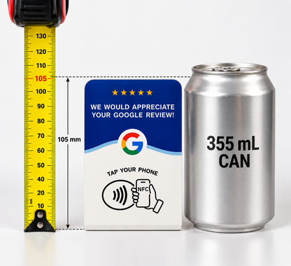 NFC Google Review Stand Card
